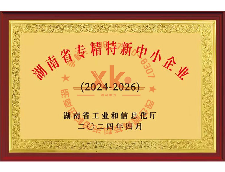 湖南省專精特新中小企業(yè)